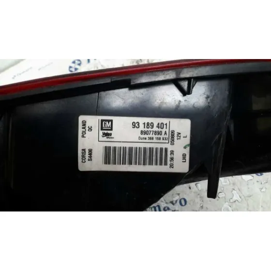Piloto Trasero Izquierdo para Opel Corsa D