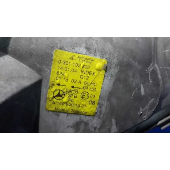 Faro Derecho para Mercedes-Benz Clase A (W168)