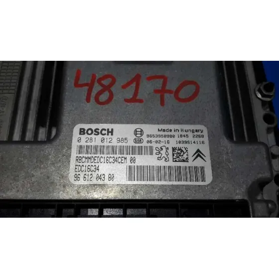 Centralita Motor Uce para Citroën C4 Berlina