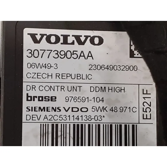 Elevalunas Delantero Izquierdo para Volvo C30