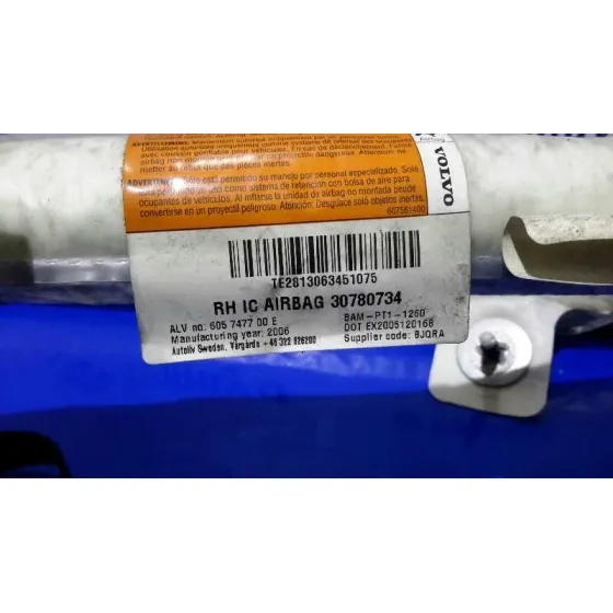 Airbag Cortina Delantero Derecho para Volvo C30