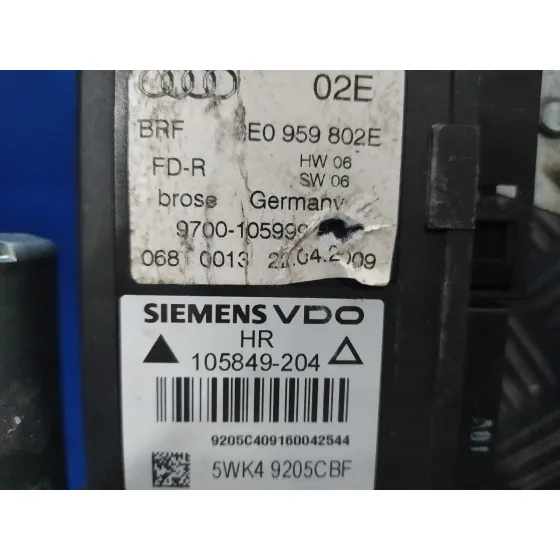 Elevalunas Trasero Derecho para Seat Exeo St (3R5)(2009>)