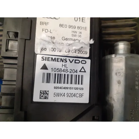 Elevalunas Trasero Izquierdo para Seat Exeo St (3R5)(2009>)