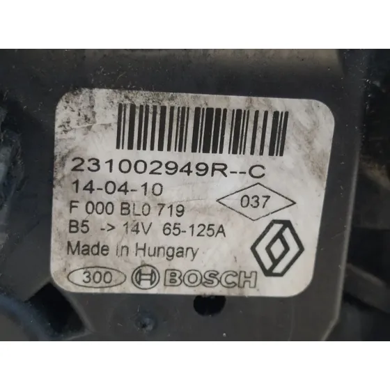 Alternador para Dacia Dokker