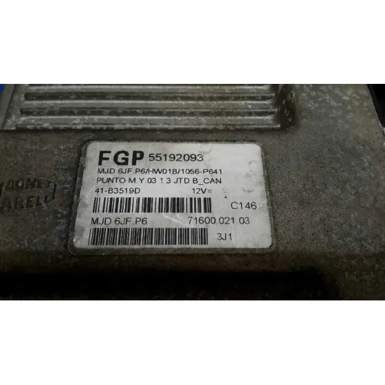 Centralita Motor Uce para Fiat Punto Berlina (188)