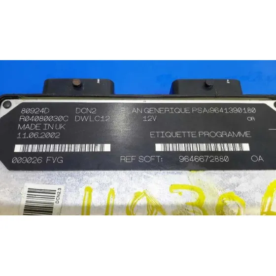 Centralita Motor Uce para Peugeot 206 Berlina