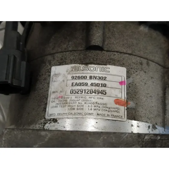 Compresor Aire Acondicionado para Nissan Almera (N16/E)