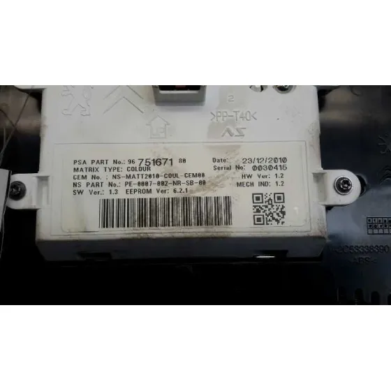 Cuadro Instrumentos para Citroën C4 Ii (Nc_)