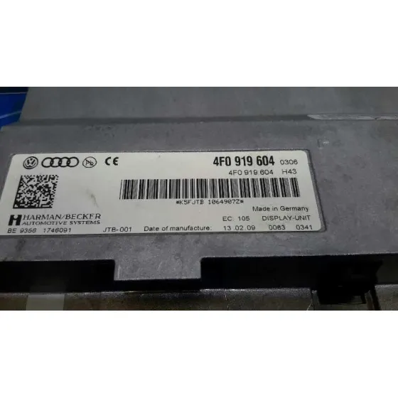Pantalla Multifuncion para Audi A6 Allroad Quattro (4Fh)