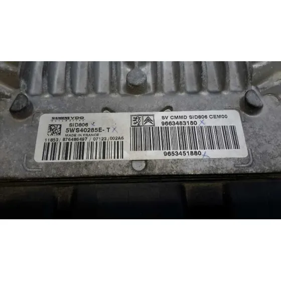 Centralita Motor Uce para Citroën C2