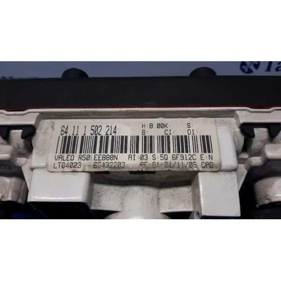 Mando Calefaccion / Aire Acondicionado para Bmw Mini (R50,R53)