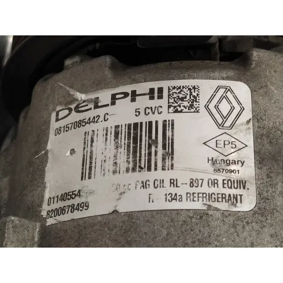 Compresor Aire Acondicionado para Renault Scenic Ii