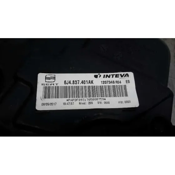 Elevalunas Delantero Izquierdo para Seat Ibiza (6P1)
