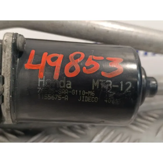 Motor Limpia Delantero para Honda Jazz (Gd1/5)