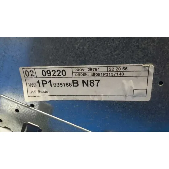 Sistema Audio / Radio Cd para Seat Leon (1P1)