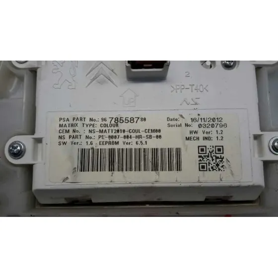 Cuadro Instrumentos para Peugeot 208