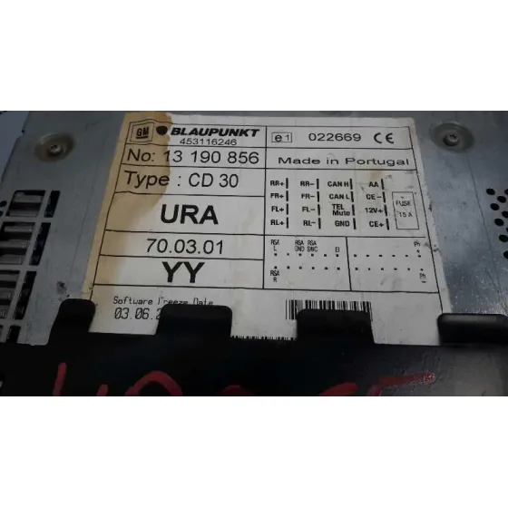 Sistema Audio / Radio Cd para Opel Astra H Berlina