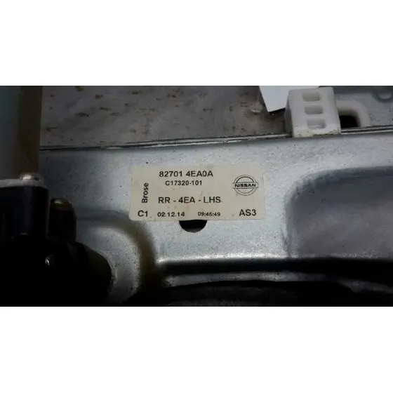 Elevalunas Trasero Izquierdo para Nissan Qashqai (J11)