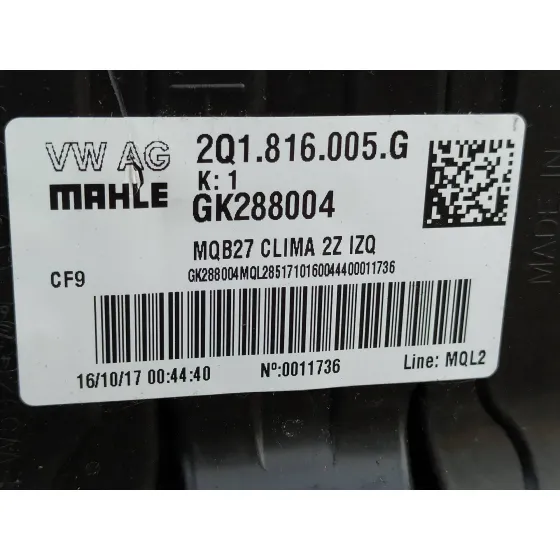 Calefaccion Entera Normal para Seat Ibiza (Kj1)