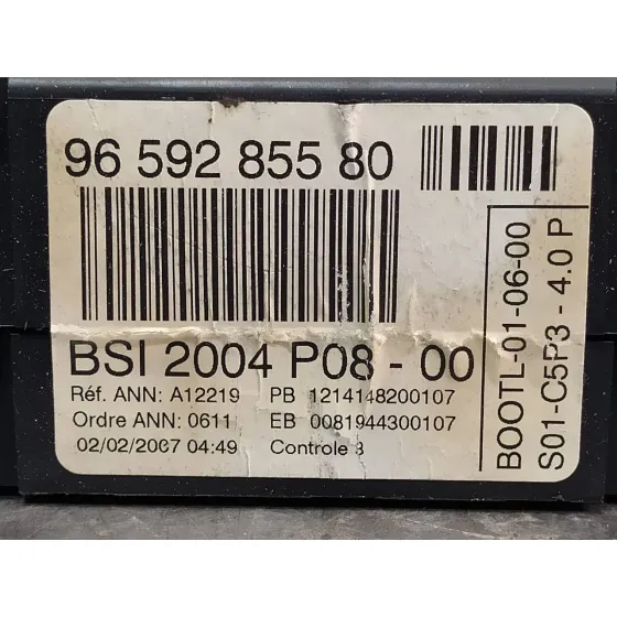 Caja Reles / Fusibles para Peugeot 207