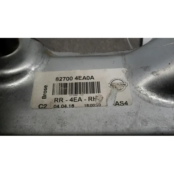 Elevalunas Trasero Derecho para Nissan Qashqai (J11)