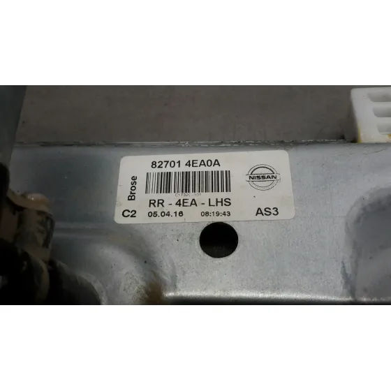 Elevalunas Trasero Izquierdo para Nissan Qashqai (J11)
