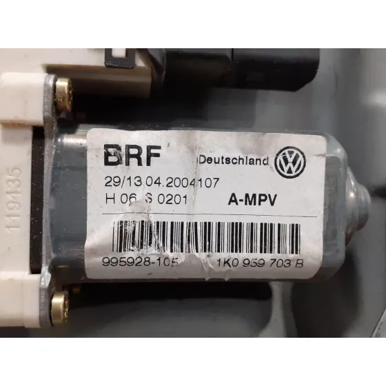 Elevalunas Trasero Izquierdo para Volkswagen Touran (1T1)