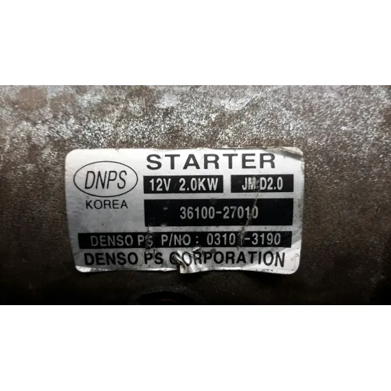 Motor Arranque para Kia Sportage