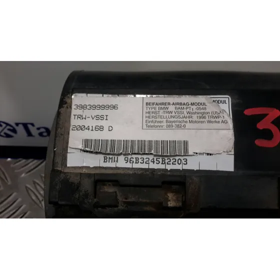 Airbag Delantero Derecho para Bmw Z3 Roadster (E36)