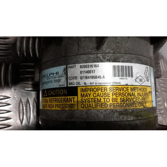 Compresor Aire Acondicionado para Renault Megane Ii Berlina 5P