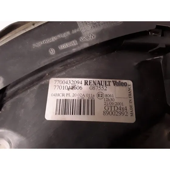 Faro Izquierdo para Renault Scenic (Ja..)