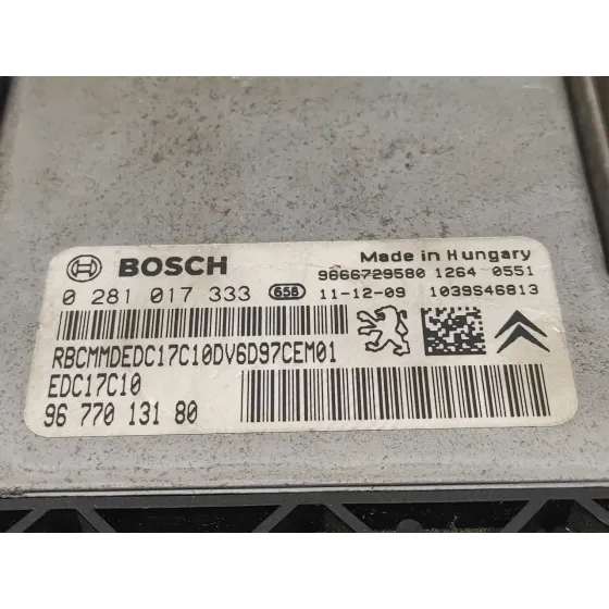 Centralita Motor Uce para Peugeot 207
