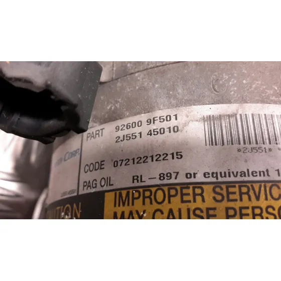 Compresor Aire Acondicionado para Nissan Primera Berlina (P12)