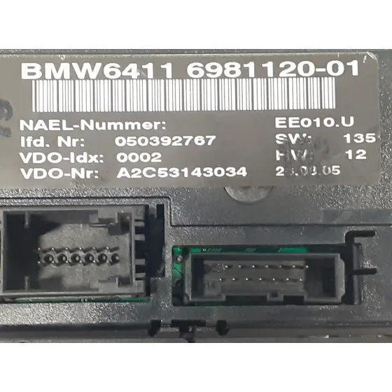 Mando Climatizador para Bmw Serie 1 Berlina (E81/E87)
