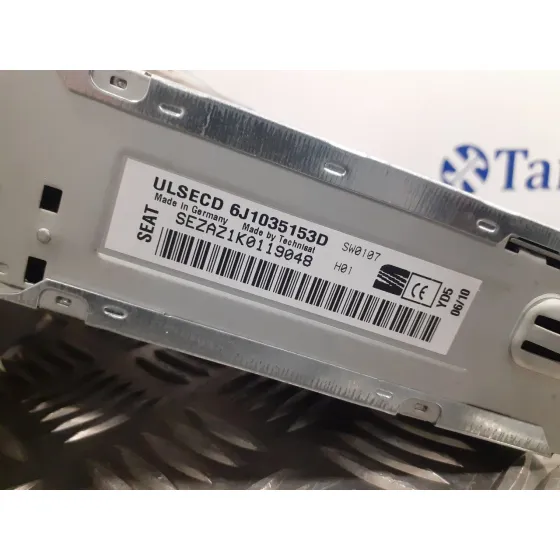 Sistema Audio / Radio Cd para Seat Ibiza (6J5)