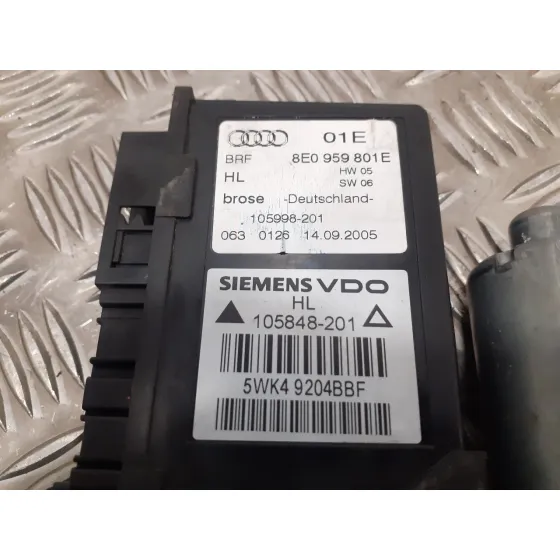 Motor Elevalunas Trasero Izquierdo para Audi A4 Avant (8E)