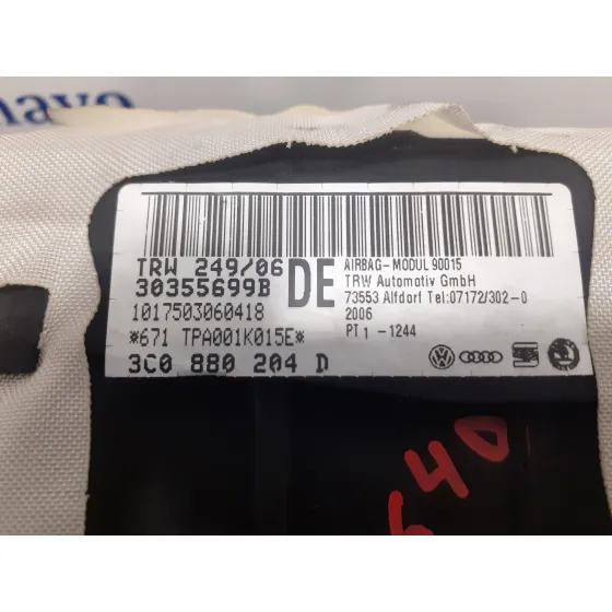 Airbag Delantero Derecho para Volkswagen Passat Variant (3C5)