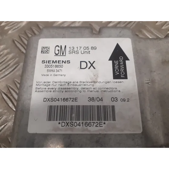 Centralita Airbag para Opel Vectra C Berlina