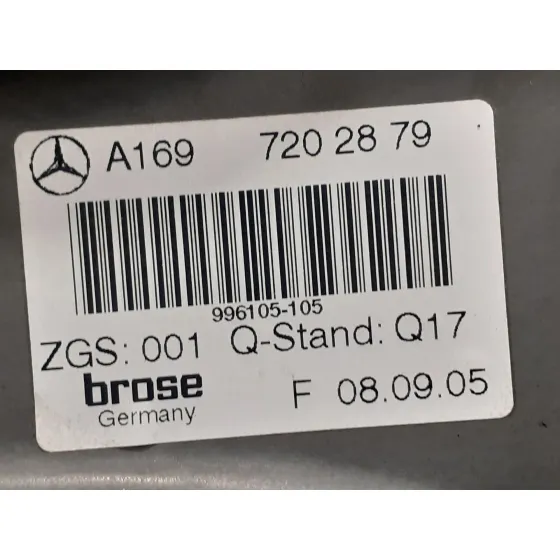 Elevalunas Delantero Derecho para Mercedes-Benz Clase B (W245)