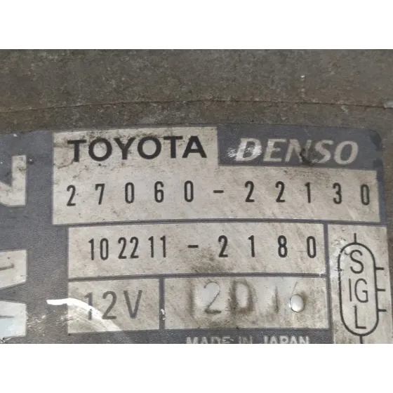 Alternador para Toyota Rav 4 (A2)