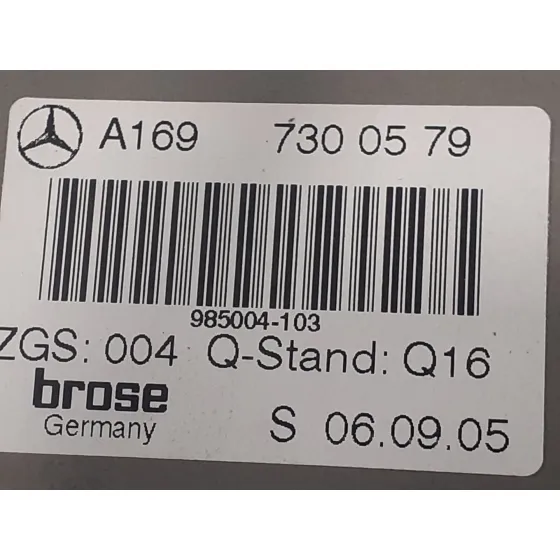 Elevalunas Trasero Izquierdo para Mercedes-Benz Clase B (W245)