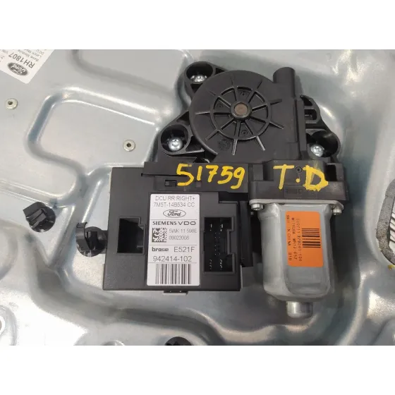 Elevalunas Trasero Derecho para Ford Kuga (Cbv)