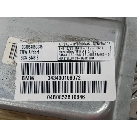 Airbag Lateral Delantero Derecho para Bmw X3 (E83)