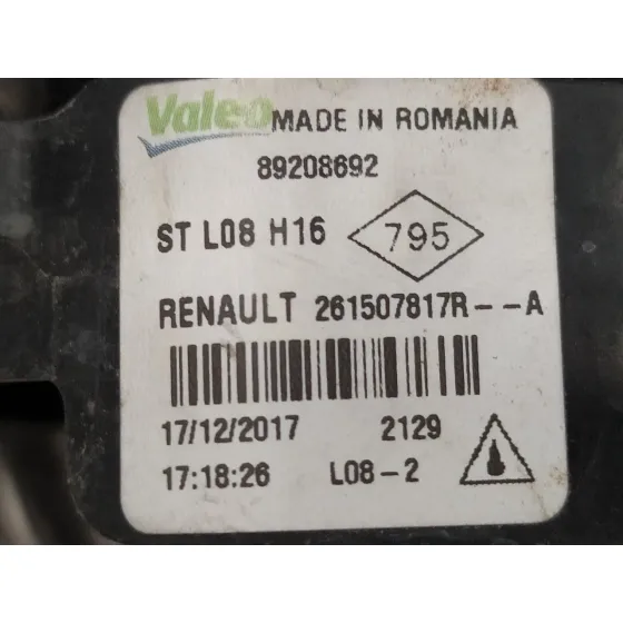 Faro Antiniebla Izquierdo para Dacia Dokker