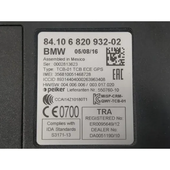 Modulo Electronico para Bmw Serie 3 Lim. (F30)