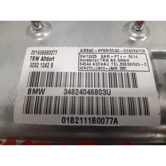 Airbag Lateral Trasero Derecho para Bmw Serie 7 (E65/E66)