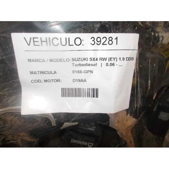 SUZUKI SX4 RW (EY) '2009 1.9 DDIS TURBODIESEL NEGRO