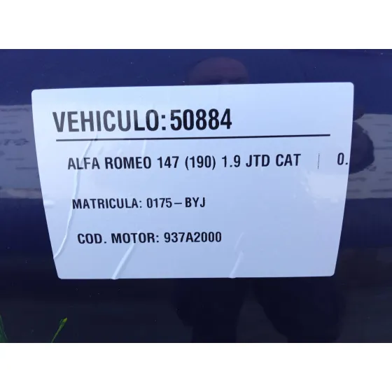 ALFA ROMEO 147 (190) '2002 1.9 JTD CAT AZUL