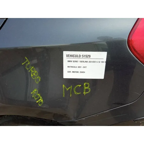 BMW SERIE 1 BERLINA (E81/E87) '2006 2.0 16V DIESEL GRIS