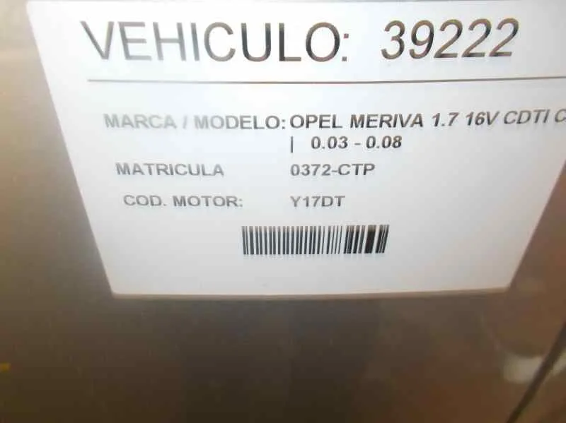 OPEL MERIVA '2004 1.7 16V CDTI CAT GRIS